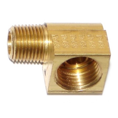 MIDWEST FASTENER 90° x 5/16" x 1/8" Brass Male Elbows 4PK 76347